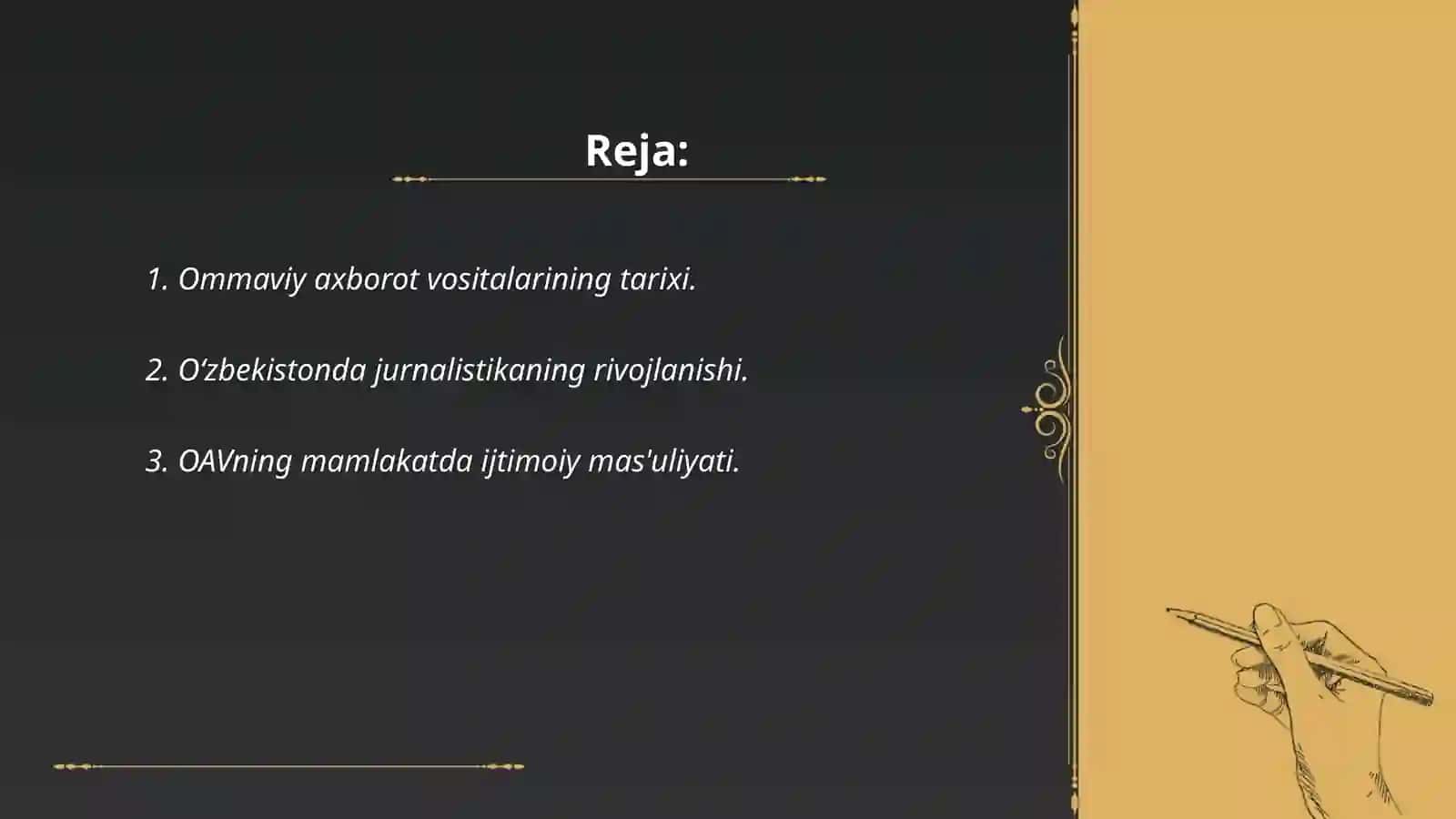 Ommaviy axborot vositalari tarixi 2