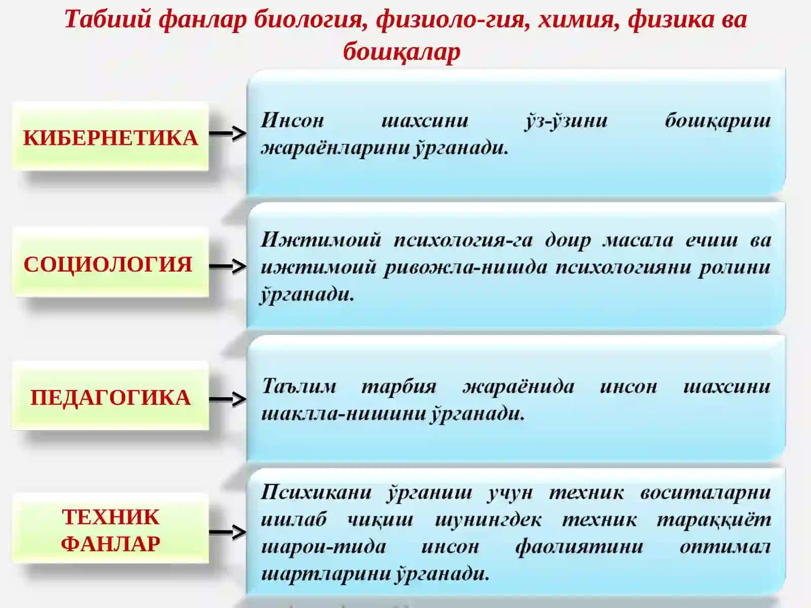 ҲОЗИРГИ ЗАМОН ПСИХОЛОГИЯСИНИНГ ТУЗИЛИШИ ВА ТАДҚИҚОТ МЕТОДЛАРИ 2