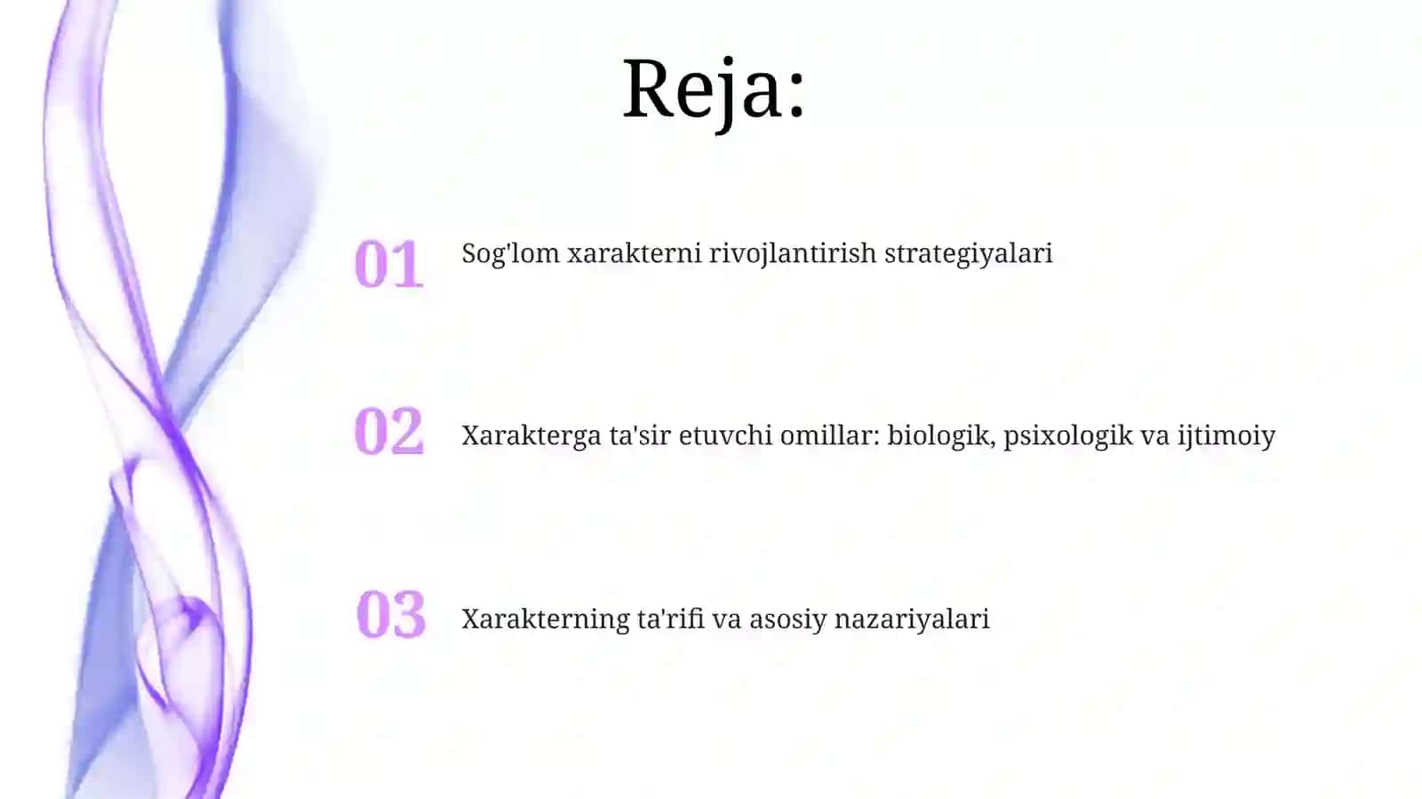 Xarakter haqida tushuncha 2