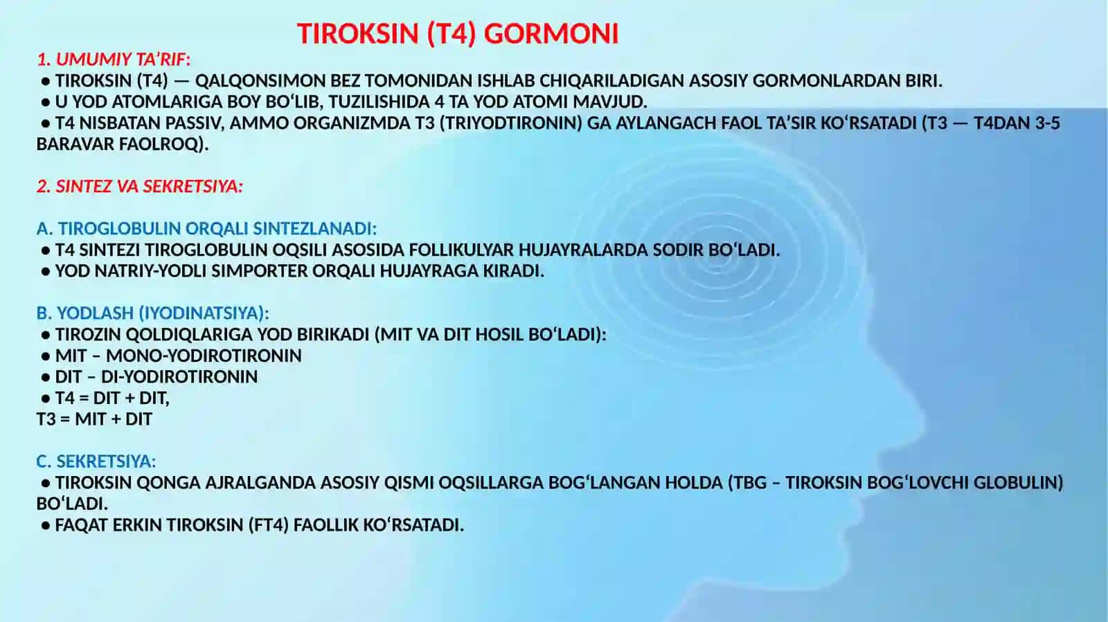 TIROKSIN (T4) GORMONI 2