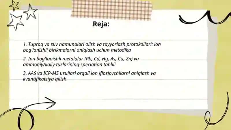 Ion bog'lanishli birikmalarni aniqlash metodi 2