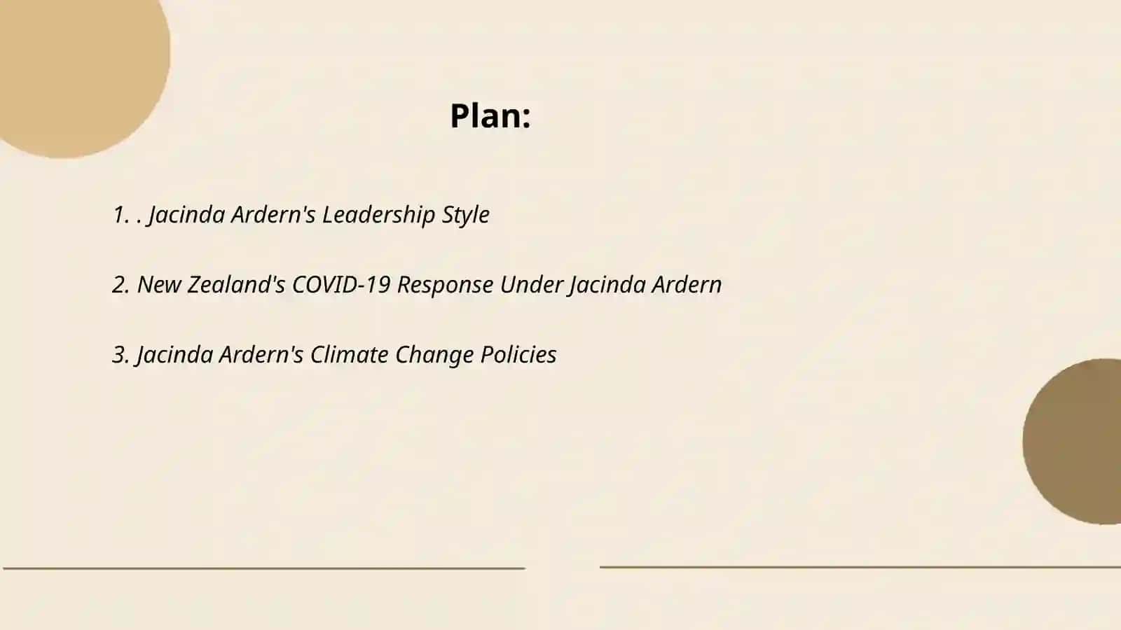 Independent work on Jacina Ardern's politics 2