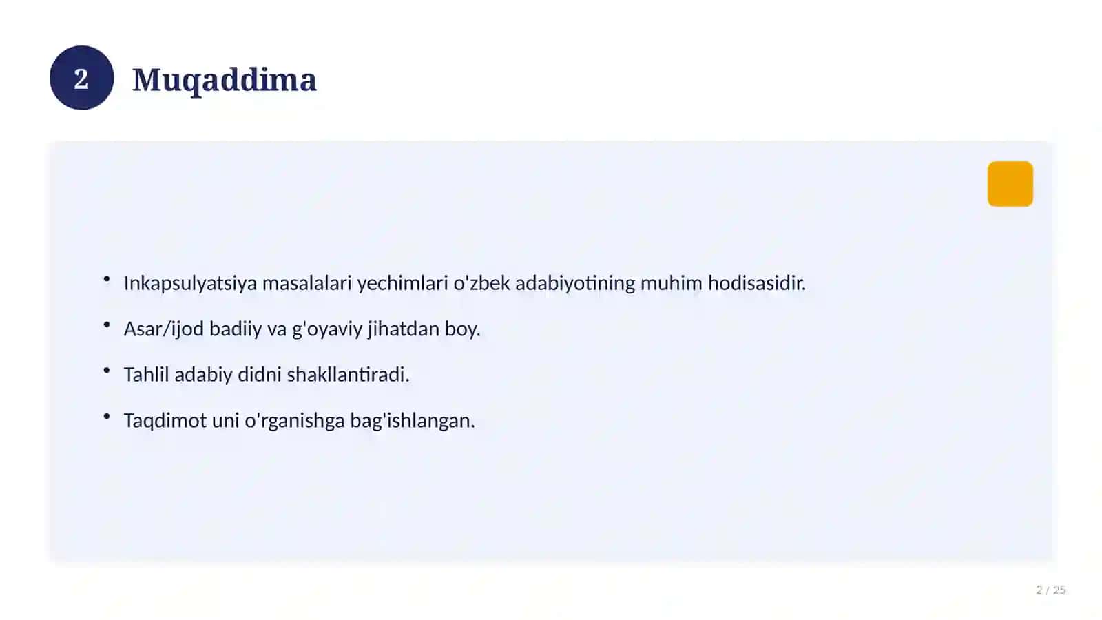 Inkapsulyatsiya masalalari yechimlari 2