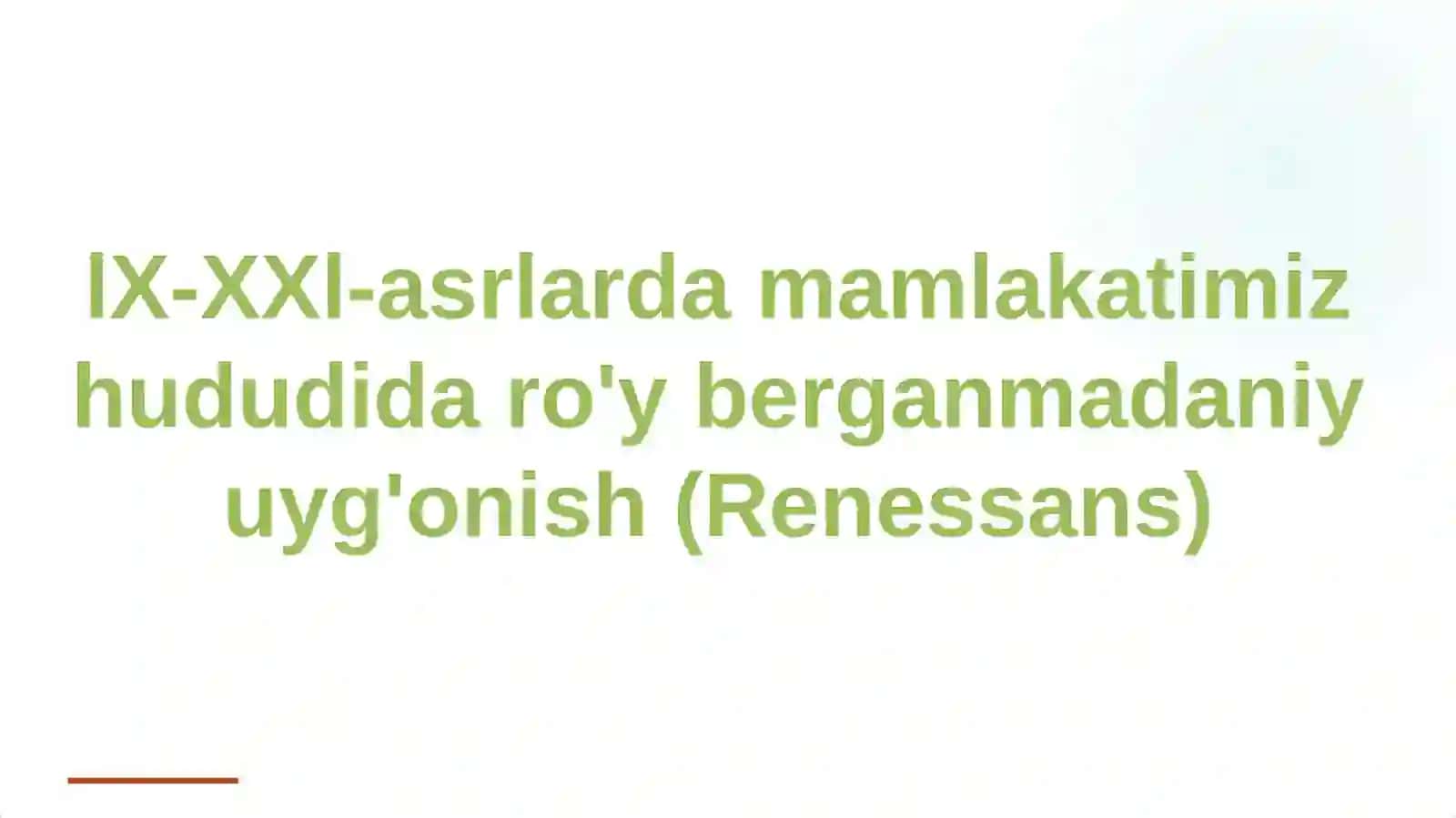 Sharq-Renessansi 2