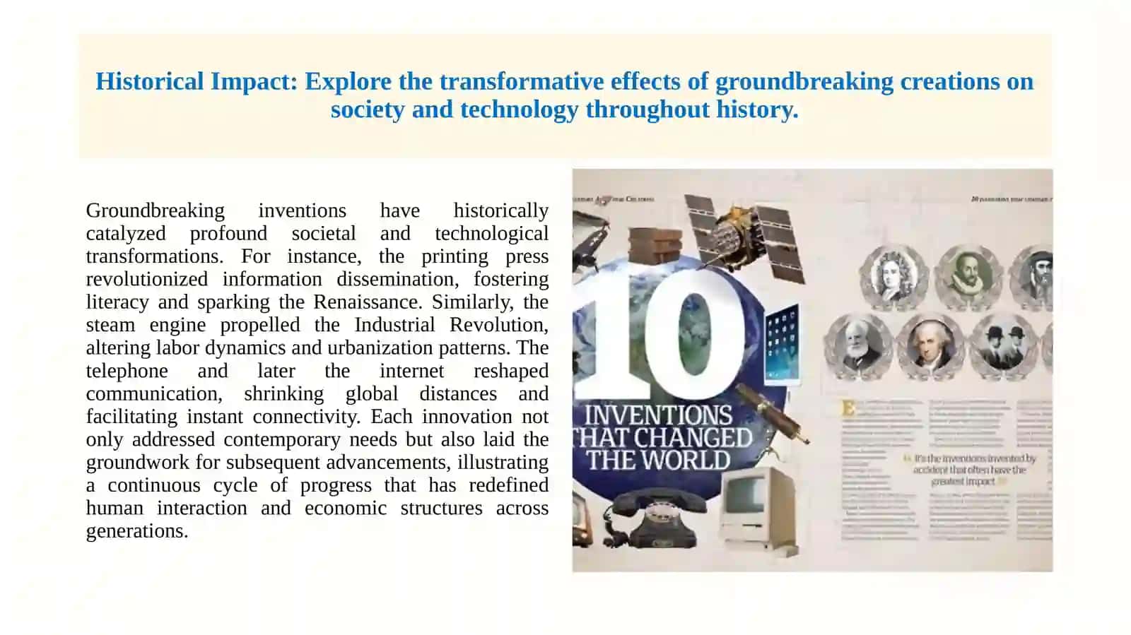 Great Inventors and Inventions 2
