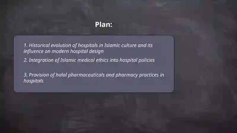 Hospitals culture project. Islamic medisine 2