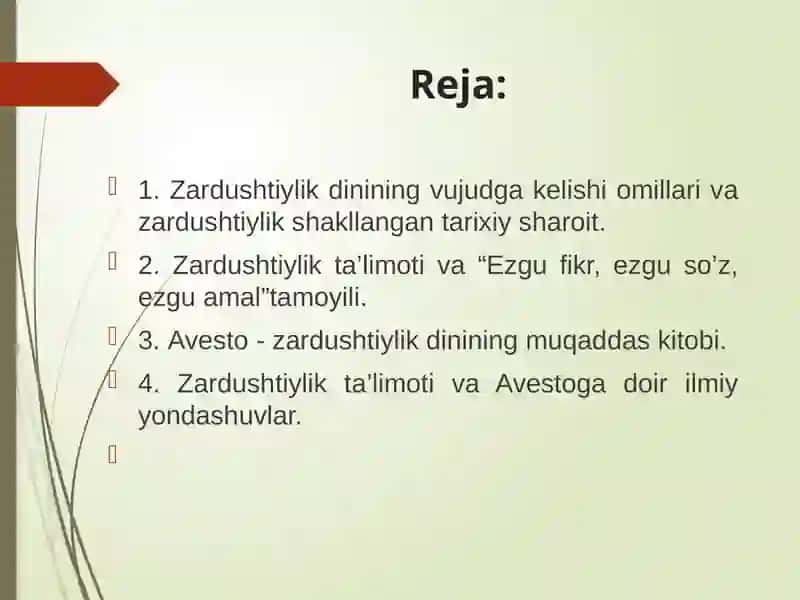 Zardushtiylik Dinining Vujudga Kelishi va Tarixiy Sharoit 2