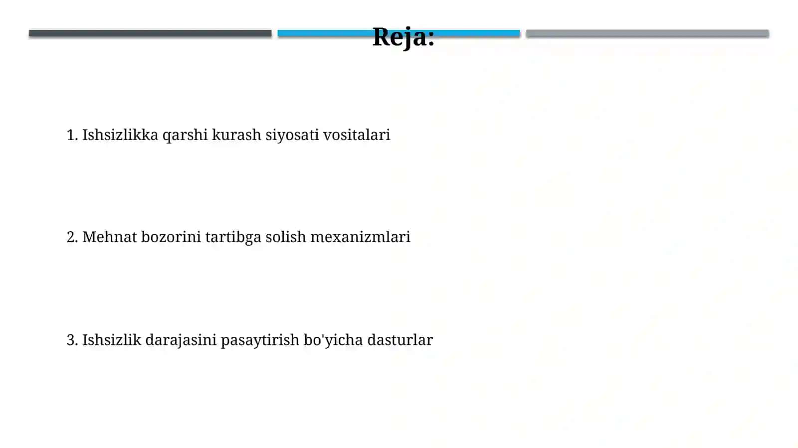 Ishsizlikka qarshisiyosatvositalari 2