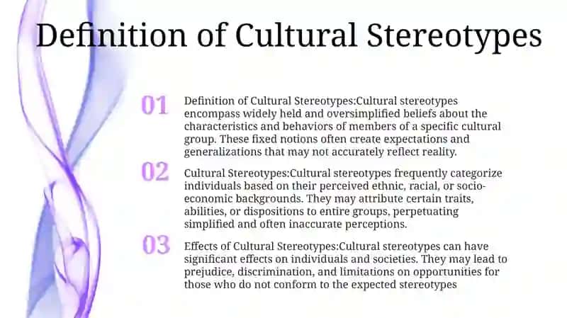 Cultural Stereotypes 2