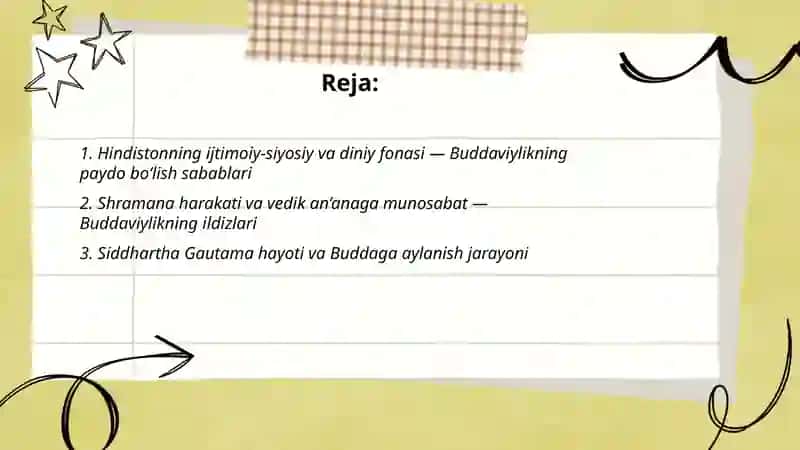 Buddaviylikning vujudga kelishi 2