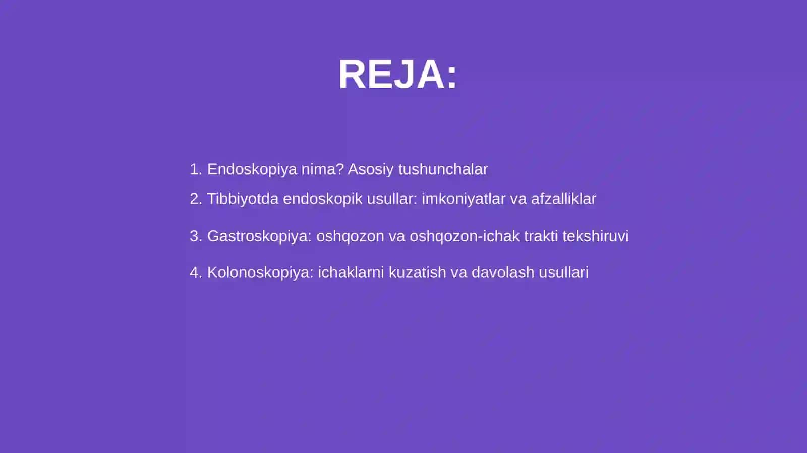 Tibbiyotda Endoskopik Usullarning Qo‘llanishi 2