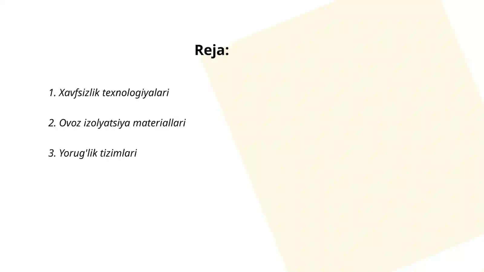 Xavfsizlik texnologiyalari 2