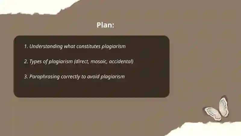 Avoid plagiarism 2