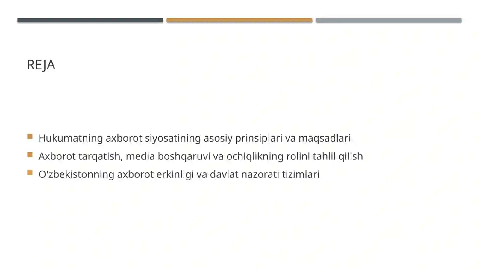 Davlatning axborot siyosati 2