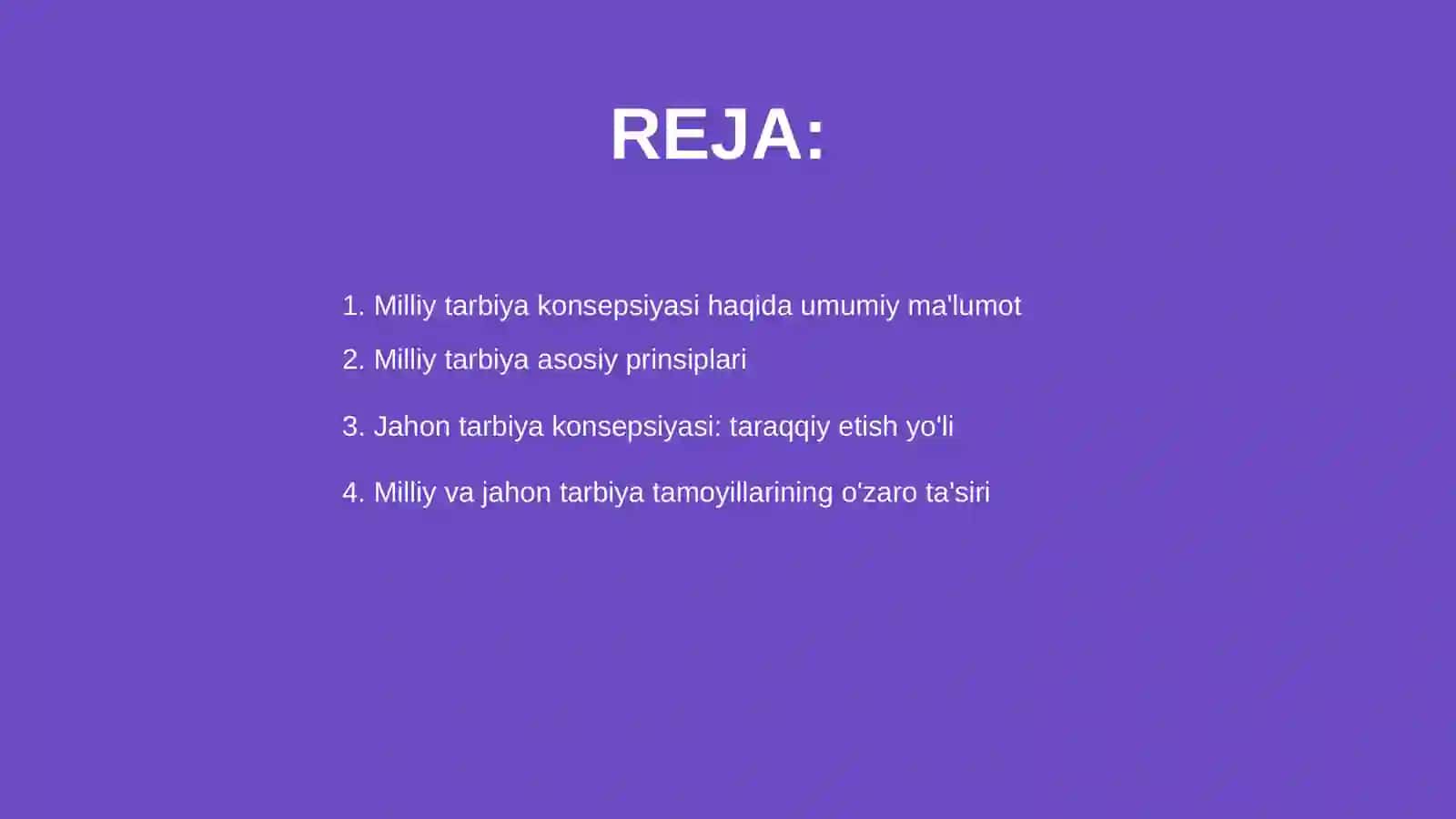 Milliy va jahon tarbiya konsepsiyalari 2