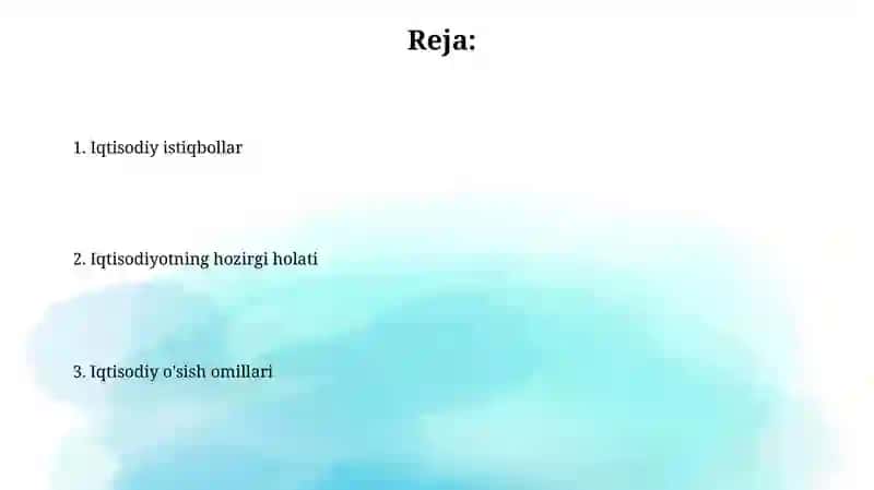 Xojalik hisob haqida 2