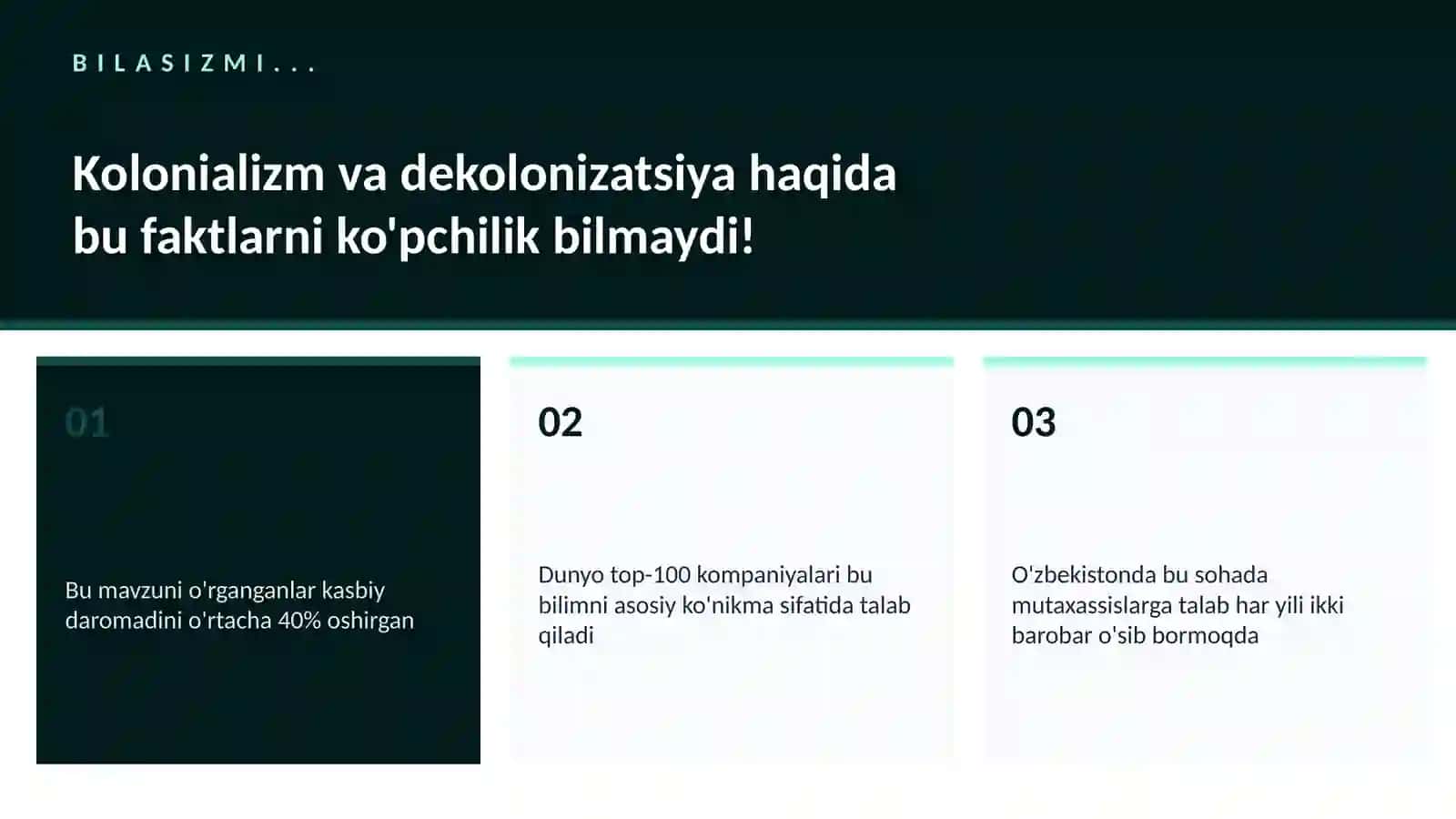 Kolonializm va dekolonizatsiya 2