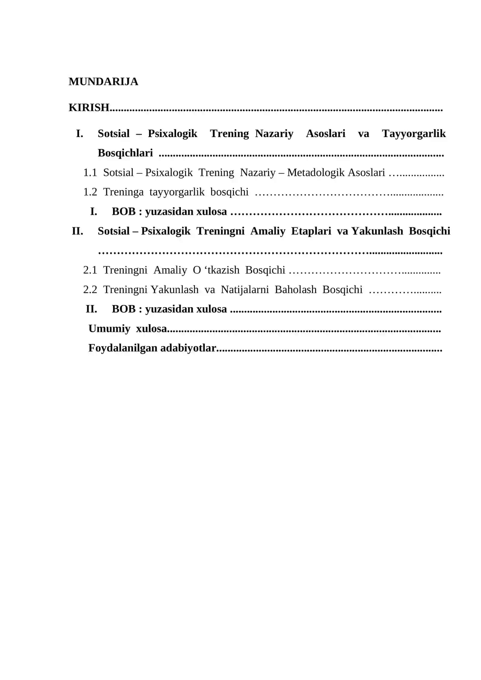 PSIXALOGIK TRENING ASOSLARI 2