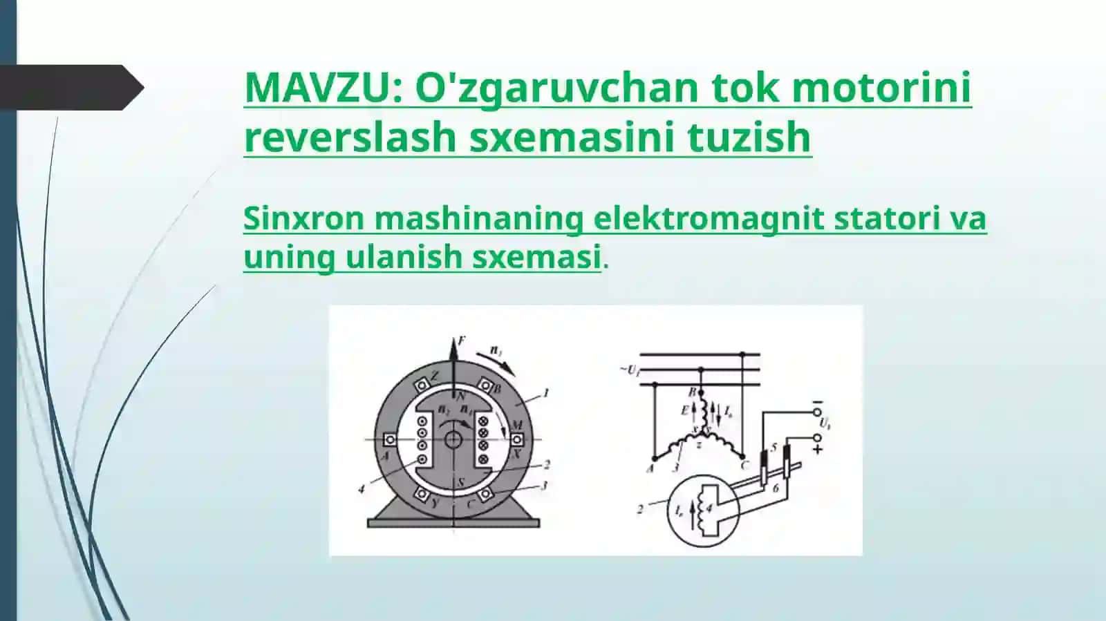 ELEKTR MASHINALARI VA YURITMALARI 2