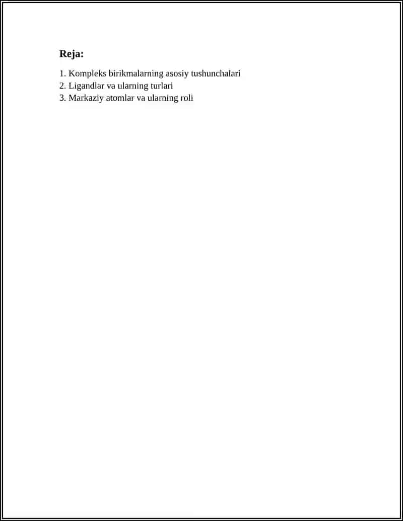 KOMPLEKS BIRIKMALARNING SINFLANISHI 2