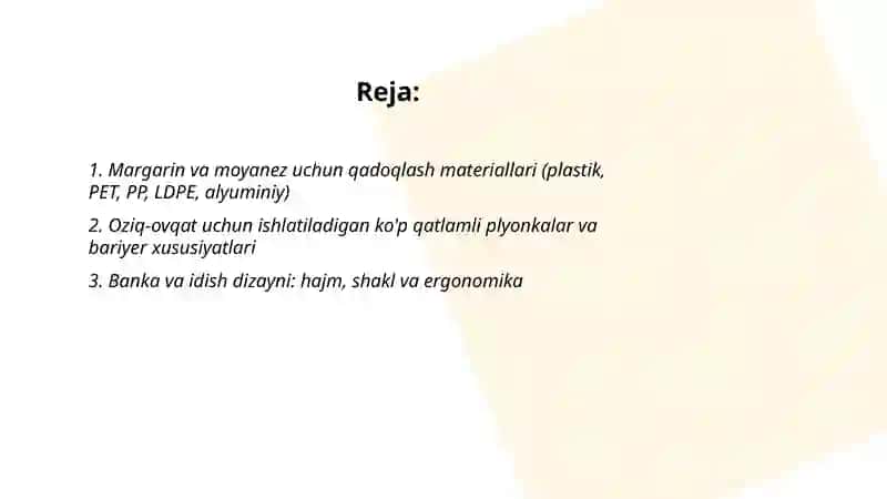 Margarin va moyanez mahsulotlarini qadoqlash 2