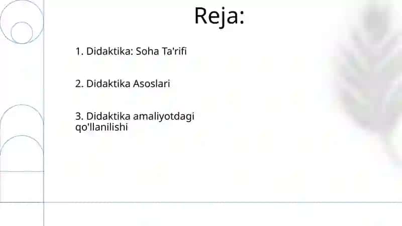 Didaktika taʼlim nazariyasi sifatida 2