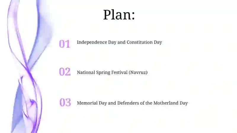 National holidays of Uzbekistan 2