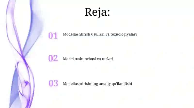 Model va modellashtirish 2