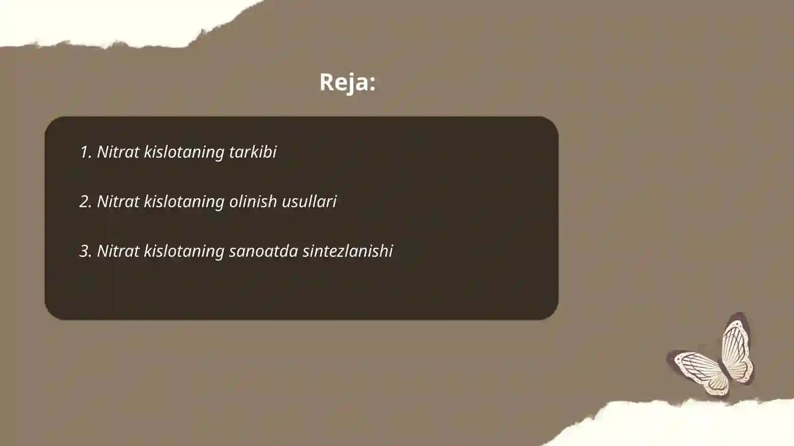 Nitrat kislota.Olinishi, ishlatilishi, fizik va kimyoviy xossalari 2