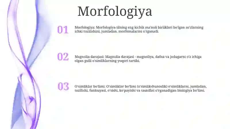 Magnoliatoifa O'Simliklar Bo'Limi 2