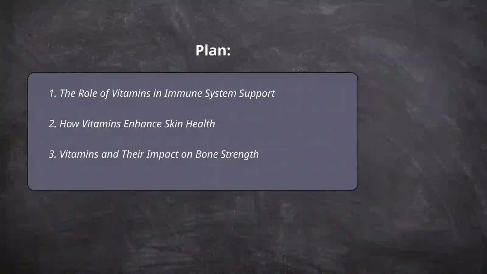 How Vitamins do wonders 2