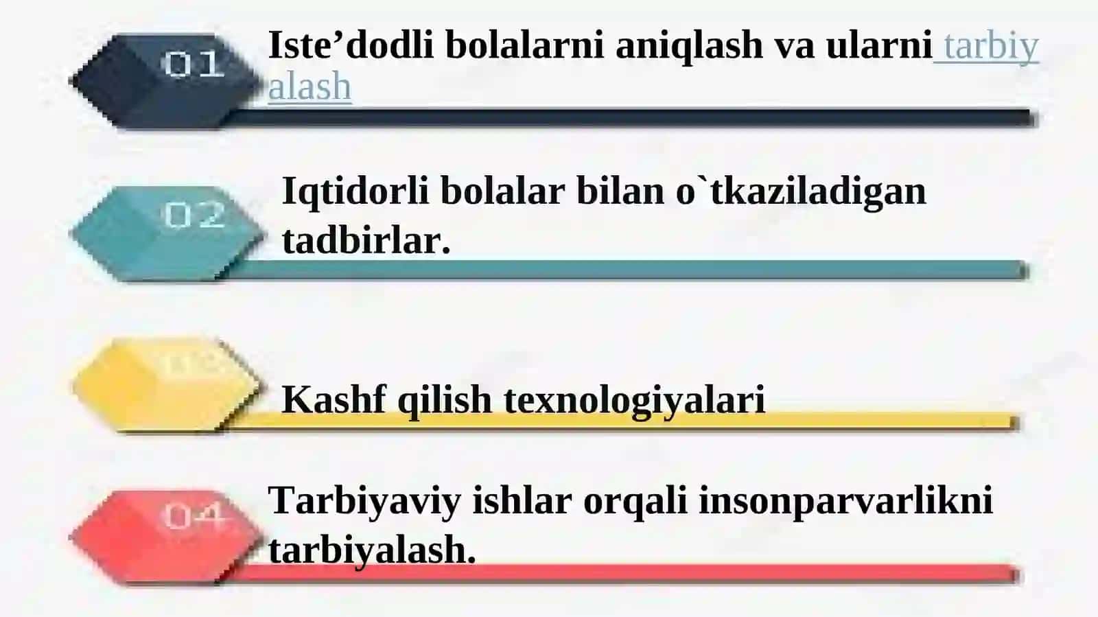 Tarbiya jarayonini tashkil etish shakllar 2