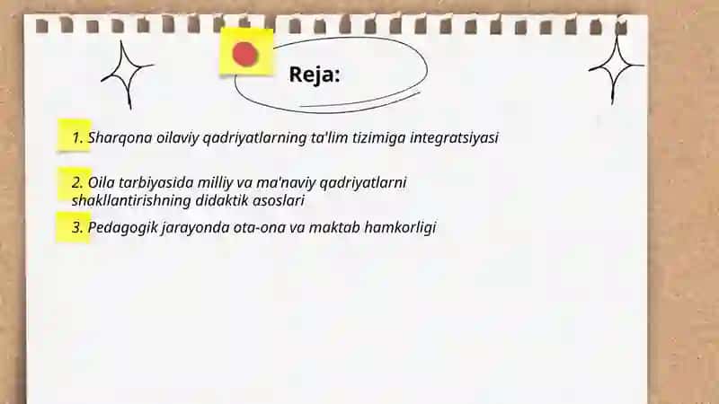 Sharqona oila tarbiyasi 2