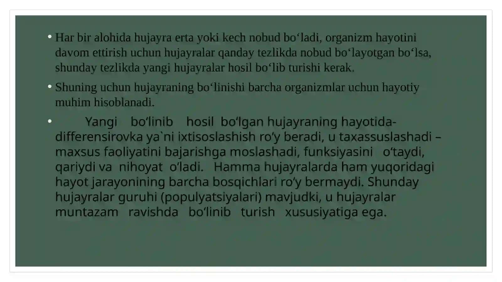 Hujayra biologiyasi 2