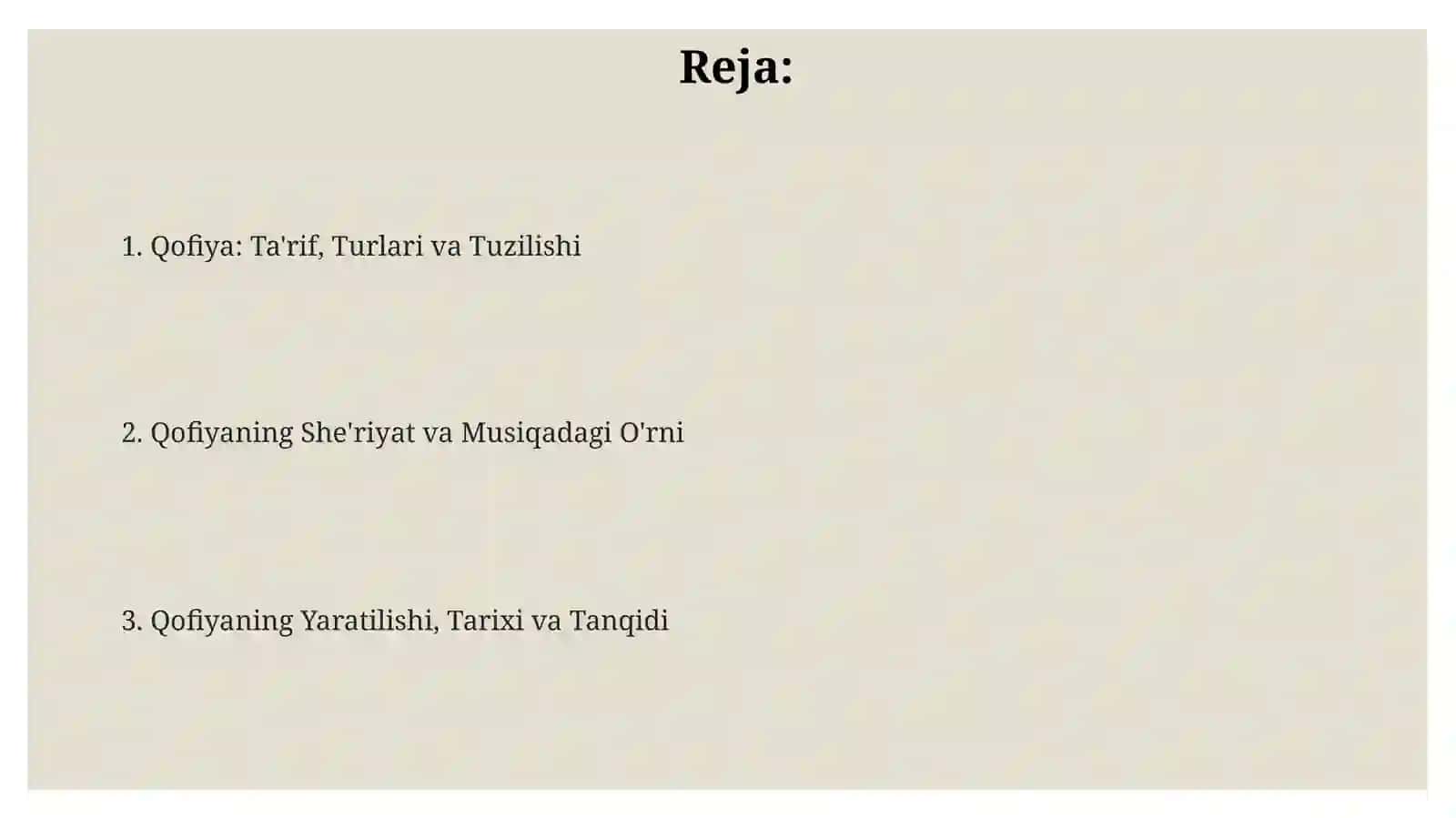 Qofiya va uning turlari 2