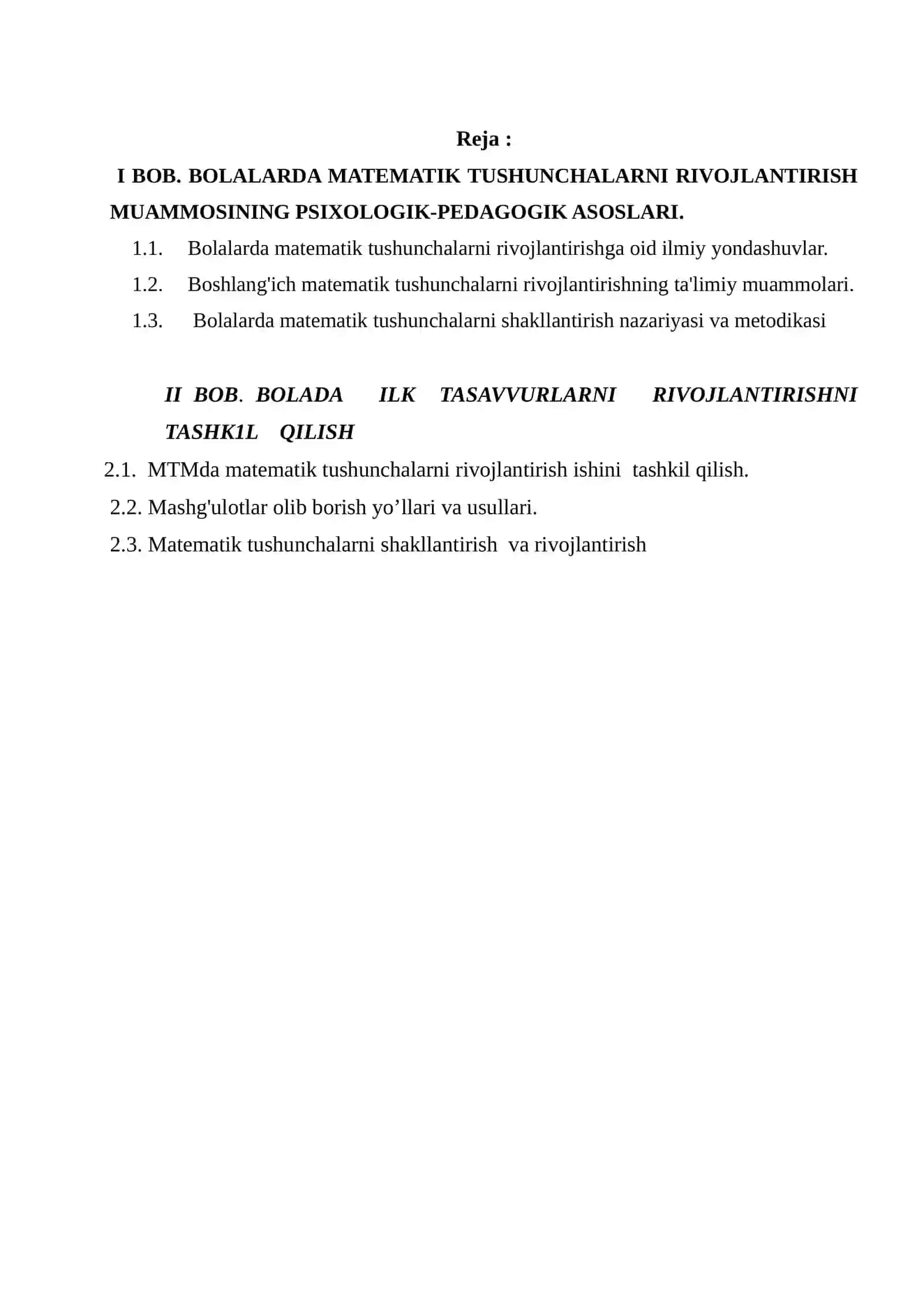 Matematikani Tashkil Etishning O'ziga Xosligi 2