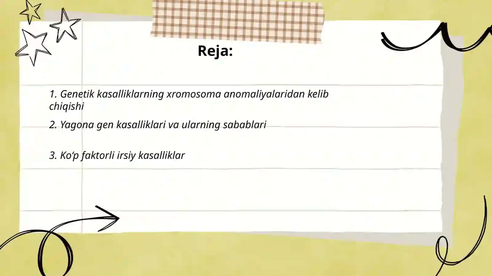 Genetik va irsiy kasalliklar turlari ularning kelib chiqish sabablari 2