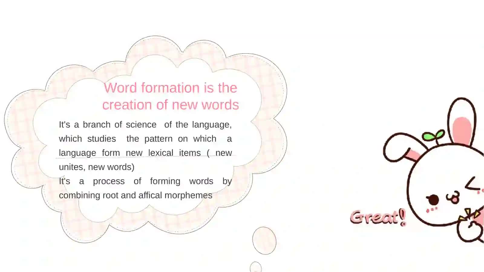 WORD FORMATION 2