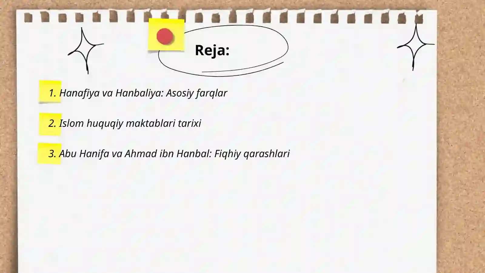 Hanafilik va Hanabiylik mazhabining oʻzaro farqlari 2