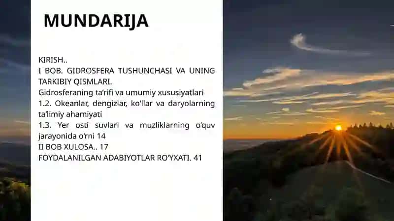 Gidrosfera 2