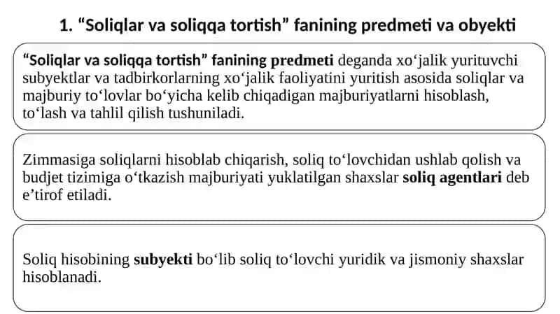Soliqlar va soliqqa tortish 2
