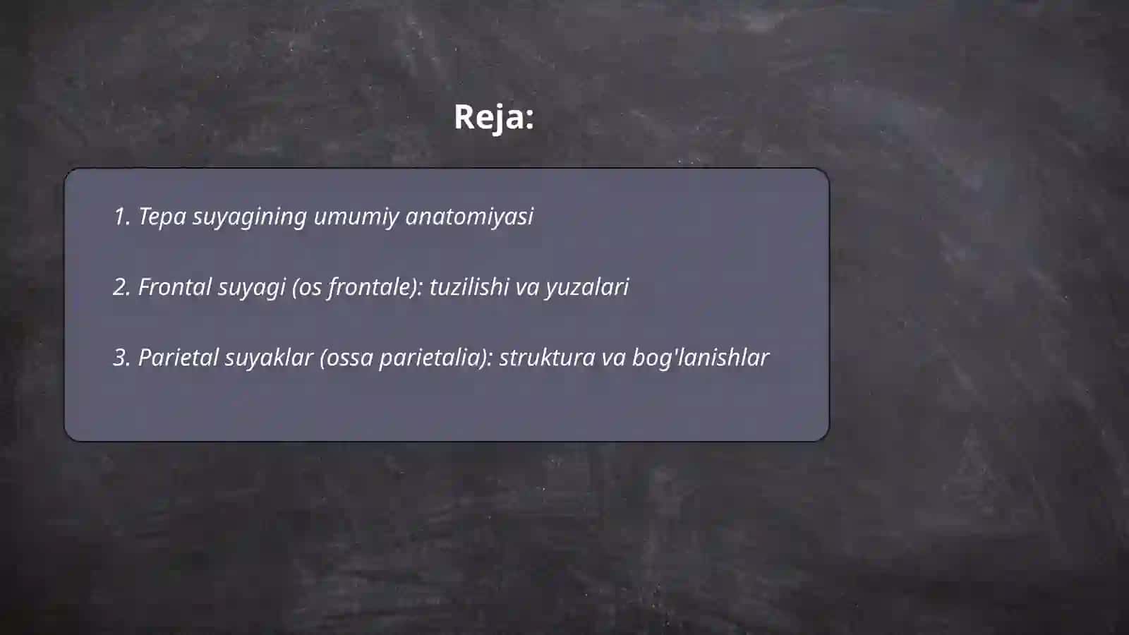 Tepa suyagi anatomiyasi 2