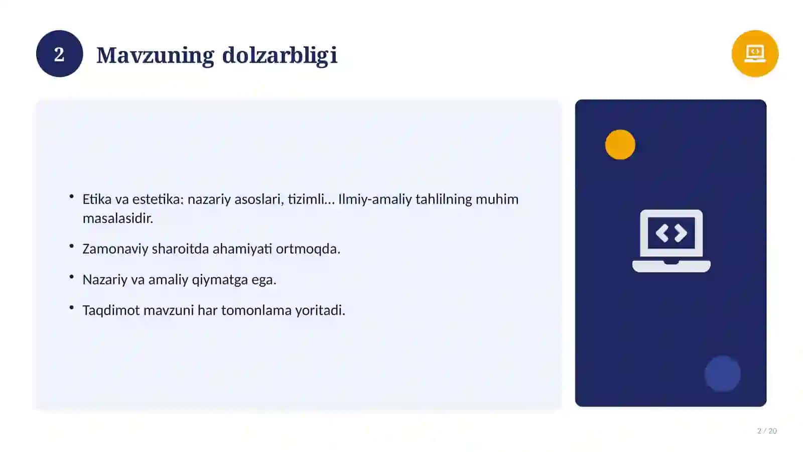 Etika va estetika: nazariy asoslari, tizimli yondashuvda (Glossariy va atamalar tahlili) 2