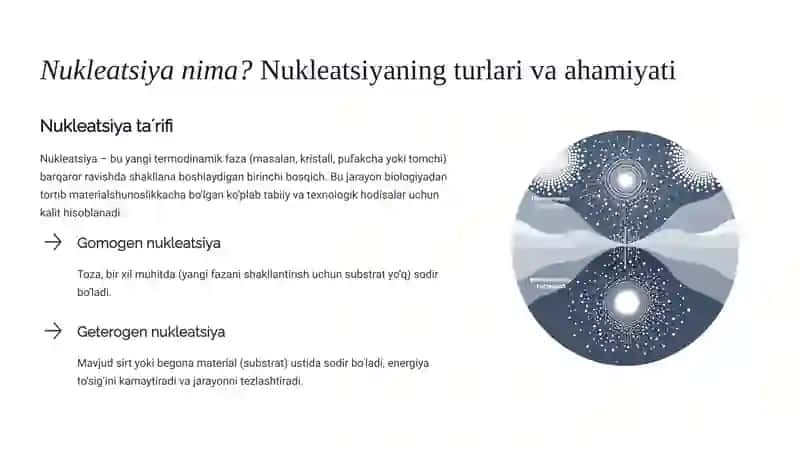 Hujayra Nukleozasi: Hayotning Asosiy Boshlanishi 2