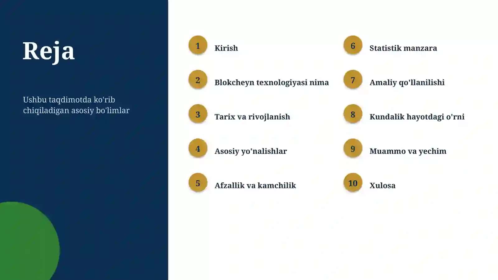 Blokcheyn texnologiyasi 2
