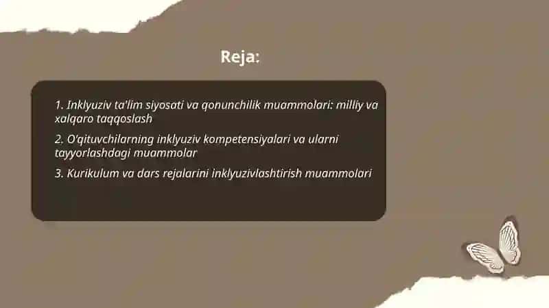 Inklyuziv Talim Muommolarini O'rganish 2
