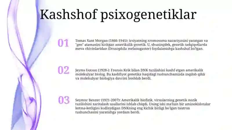 Psixogenetik Tadqiqotlar Olib Borgan Olimlar 2