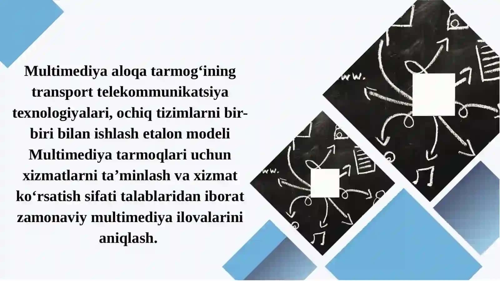 Multimediya aloqa tarmog‘ining transport telekommunikatsiya texnologiyalari,ochiq tizimlarni bir-biri bilan ishlash etalon modeli 2