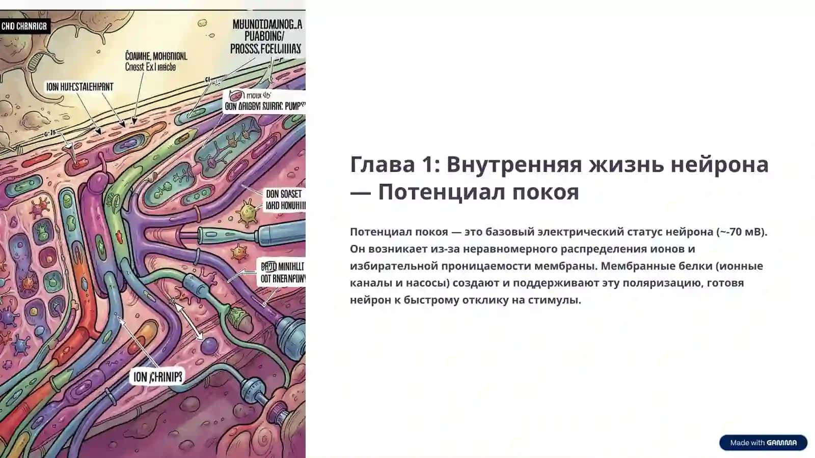 Генерация и передача нервных импульсов: Электричество жизни 2