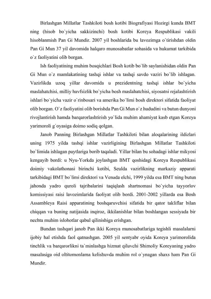 BIRLASHGAN MILLATLAR TASHKILOTI VA UNING FAOLIYATI 2
